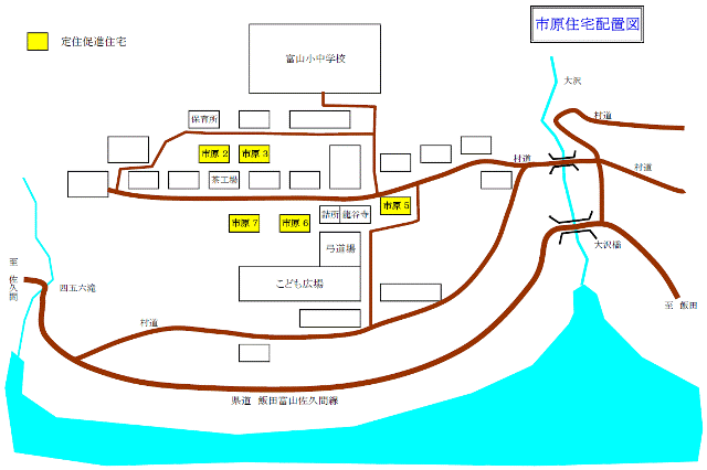 市原住宅配置図