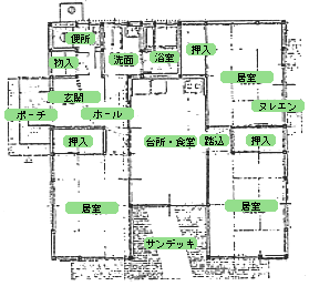 新井団地団地(No.7~No.12)の間取り図