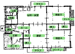 新井団地団地(No.1~No.6)の間取り図