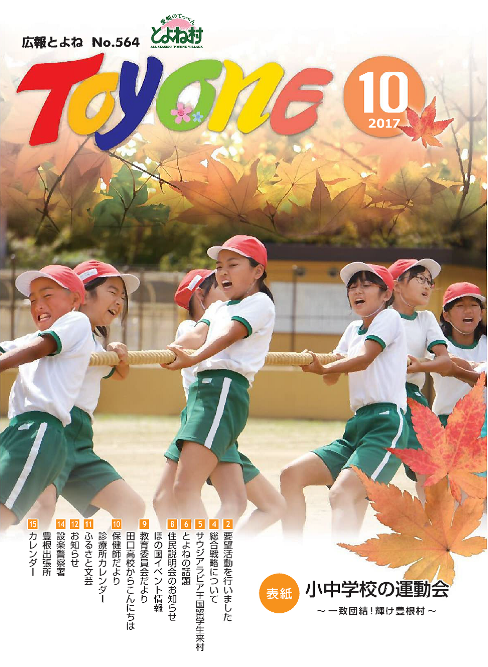 平成29年10月号の表紙