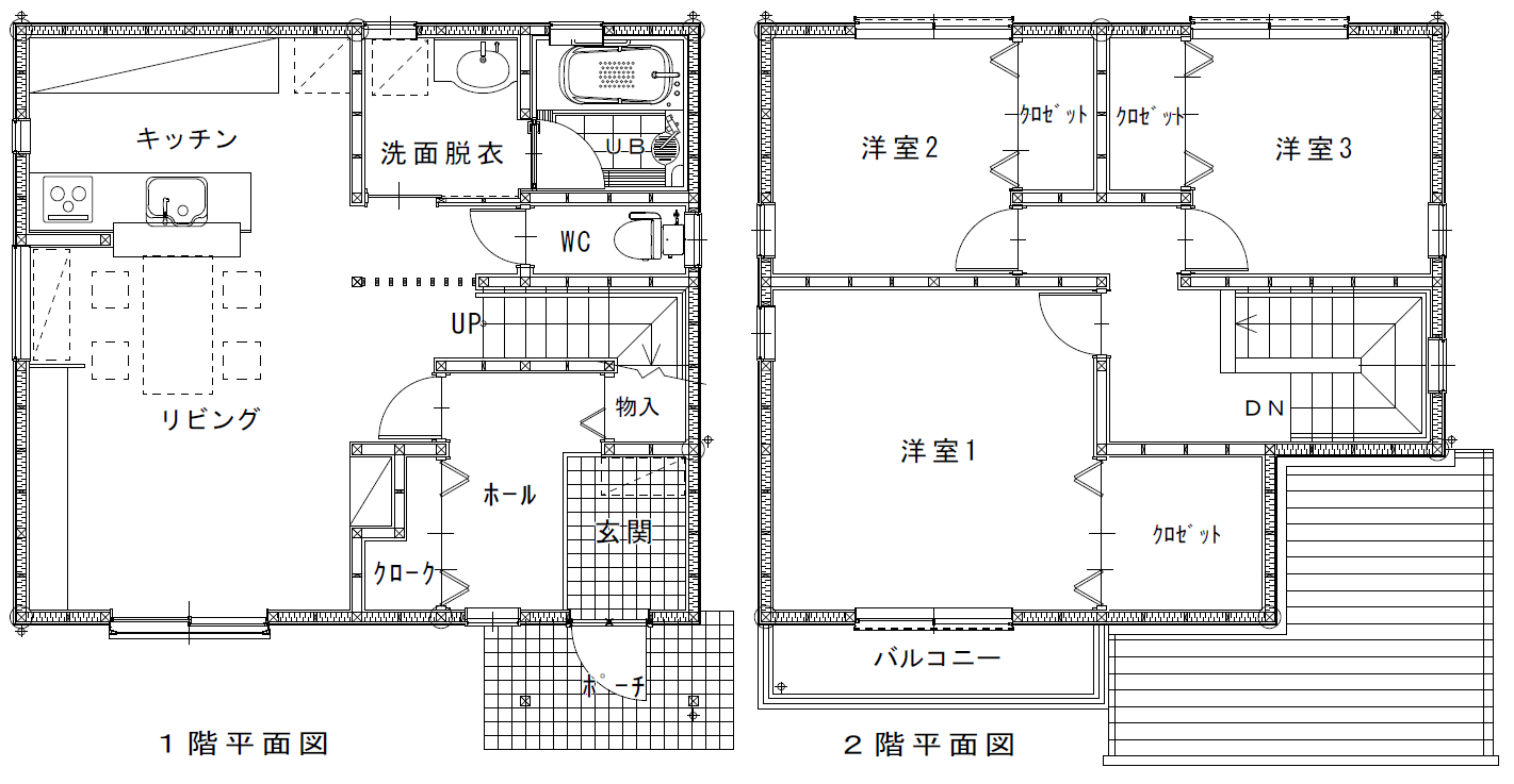 住宅の間取り図