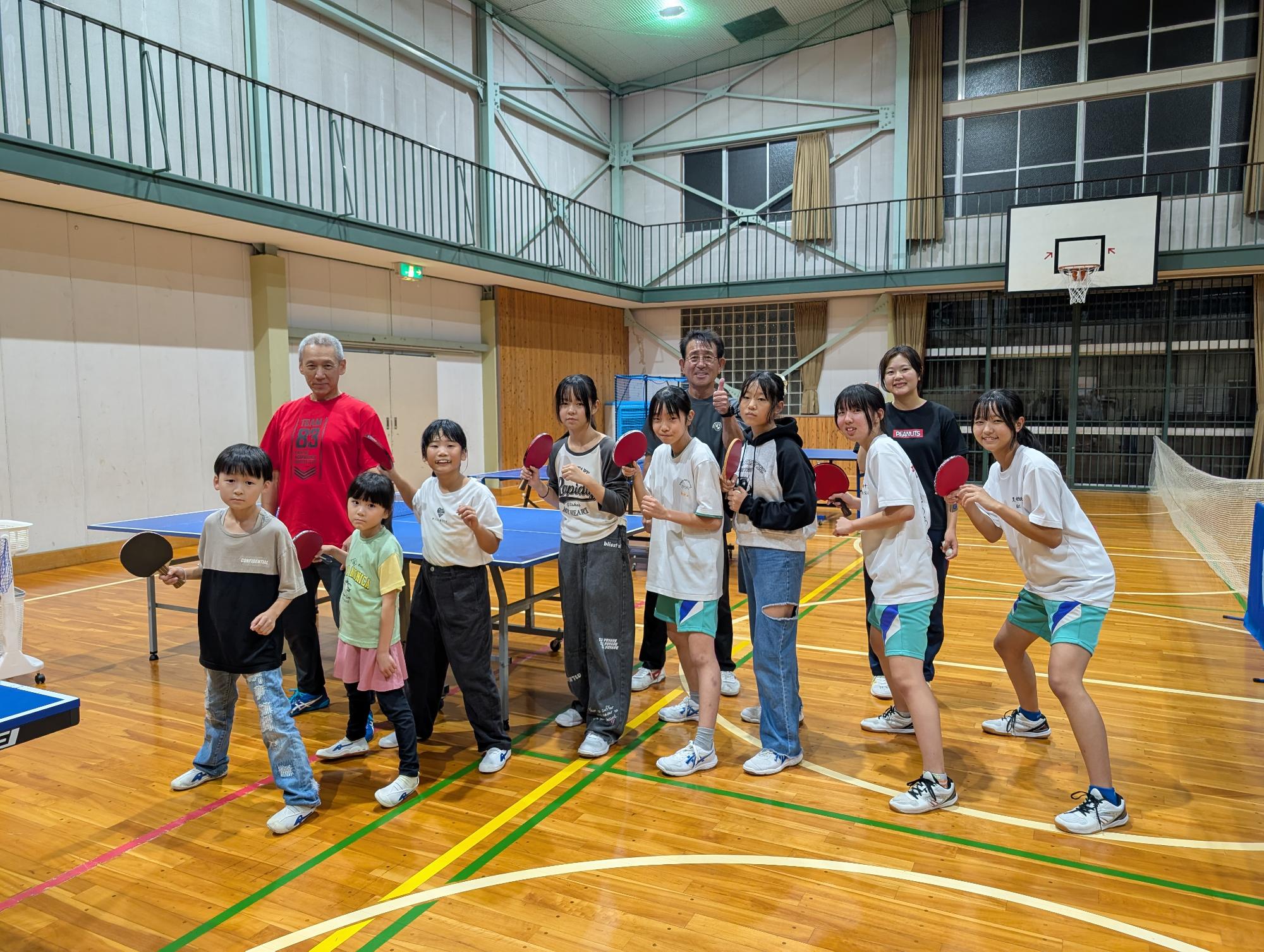 とよね卓球クラブ集合写真